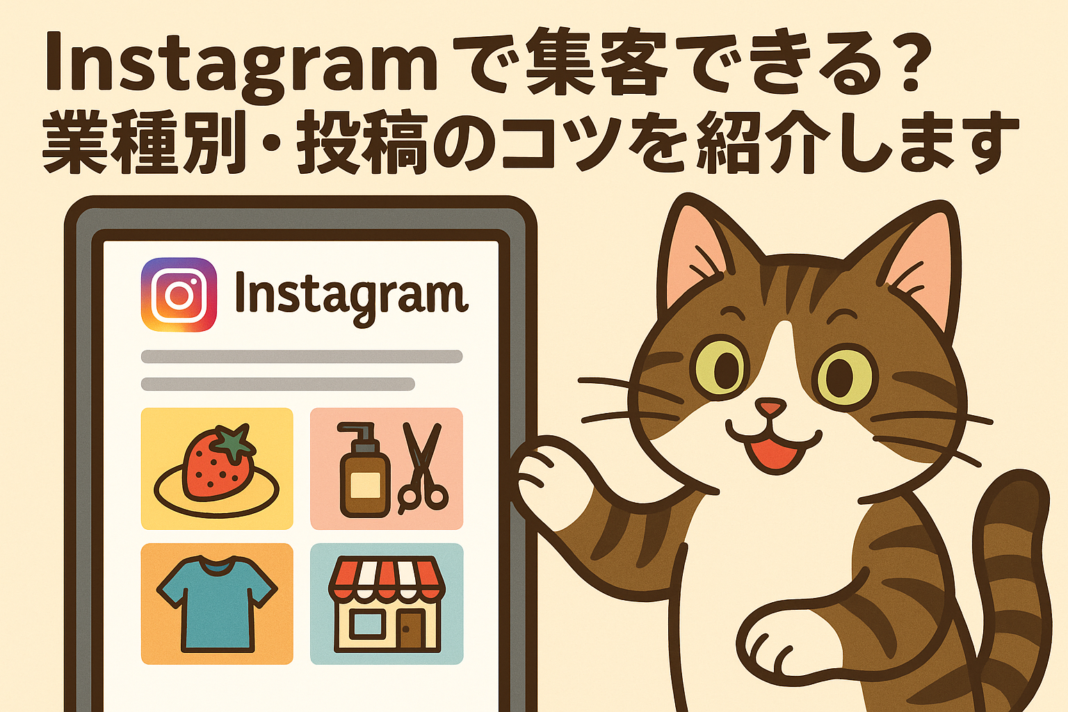 Instagramで集客できる？業種別・投稿のコツを紹介します