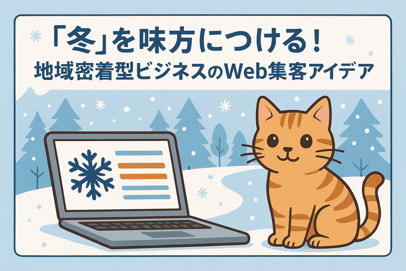 「冬」を味方につける!地域密着型ビジネスのWeb集客アイデア5選