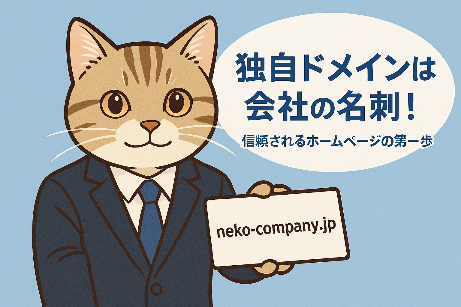 独自ドメインは会社の“名刺”！ホームページの信頼を左右する最初の一歩