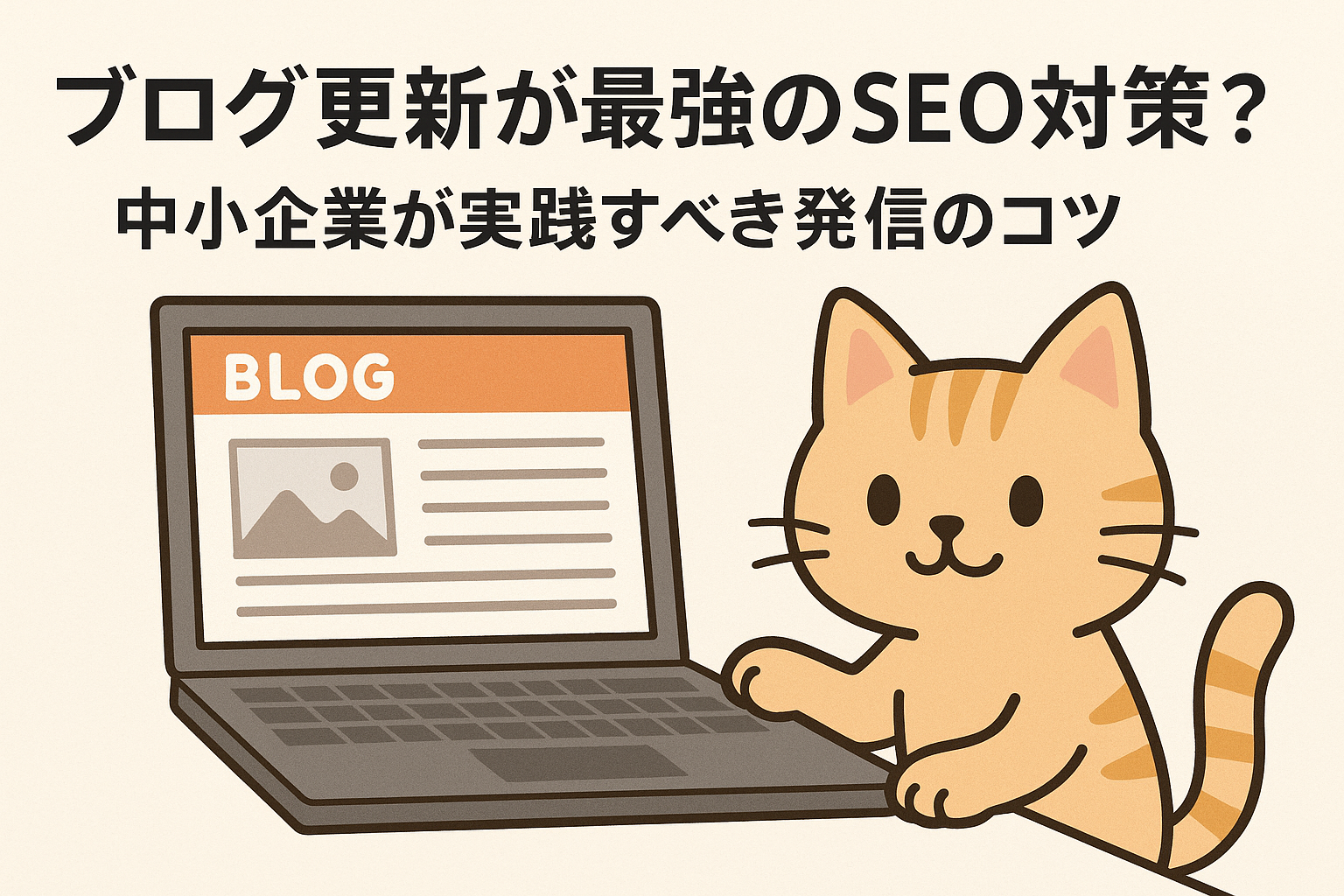 ブログ更新が最強のSEO対策？中小企業が実践すべき“発信のコツ”とネタ出し法、今すぐ書ける“鉄板ネタ”10選
