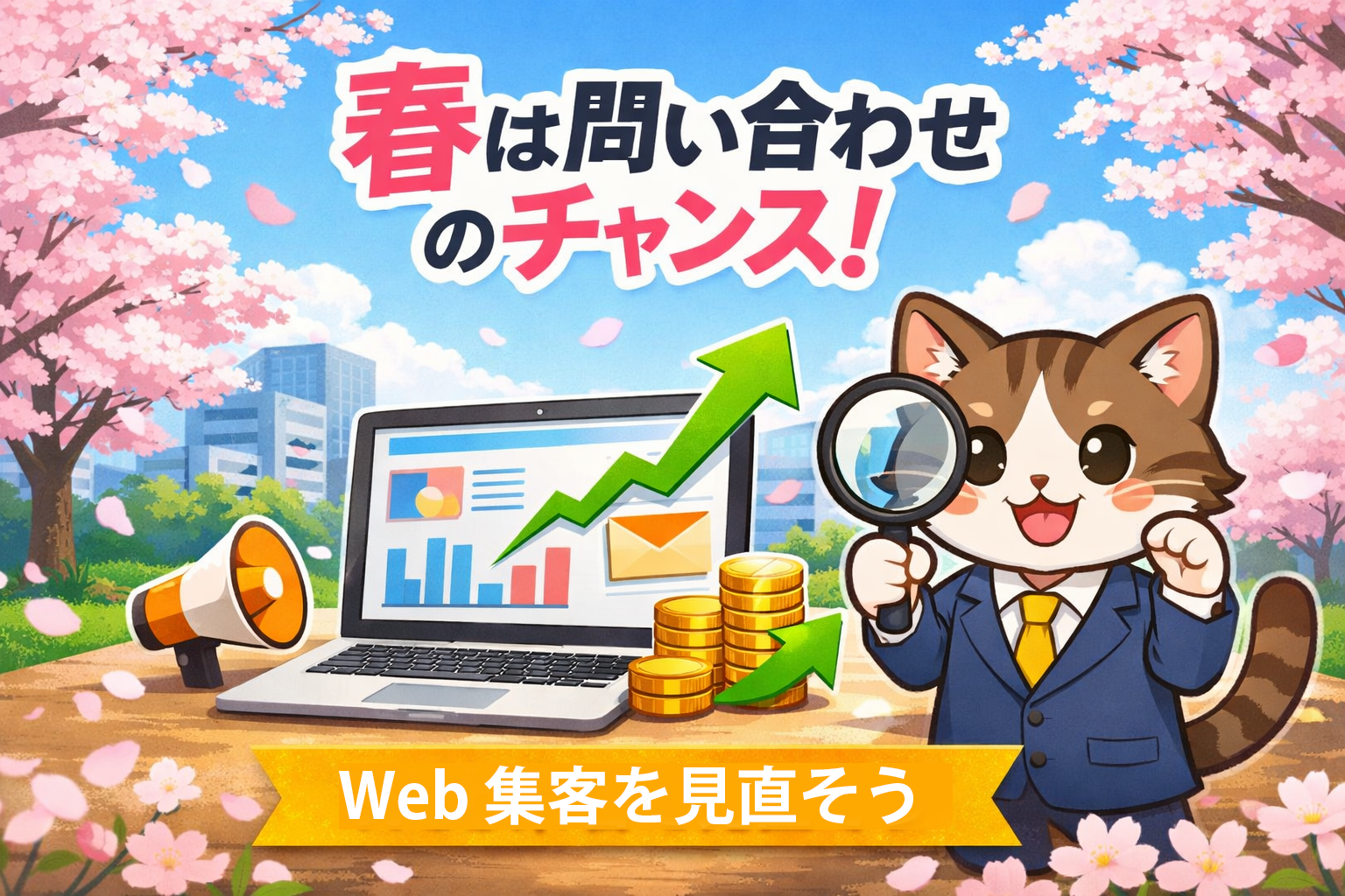春は問い合わせが増える季節？春商戦前に整えておきたいWeb集客の考え方