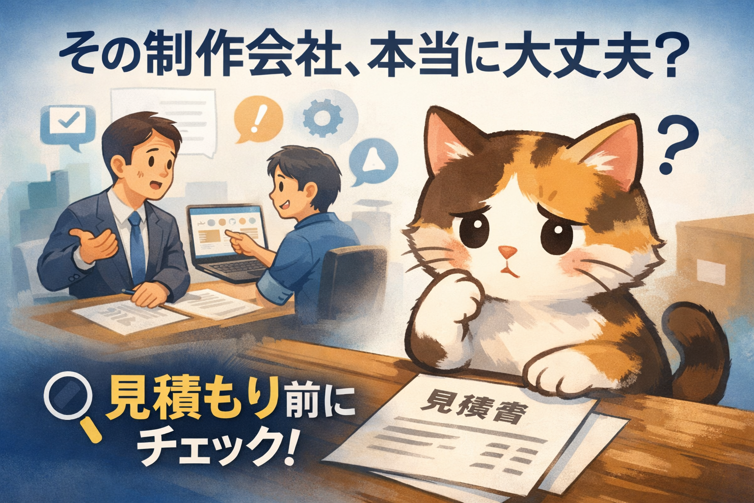 そのホームページ制作会社、本当に大丈夫？見積もりを見る前に確認したいチェックポイント7つ
