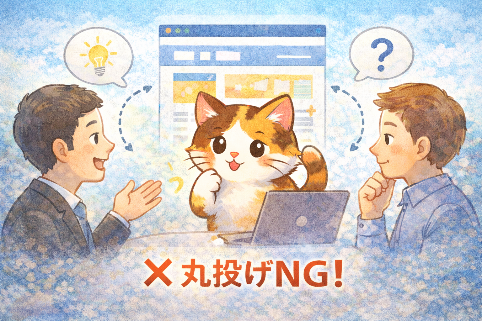 丸投げOKはダメ？初めてでも失敗しにくいホームページ制作会社との付き合い方・進め方