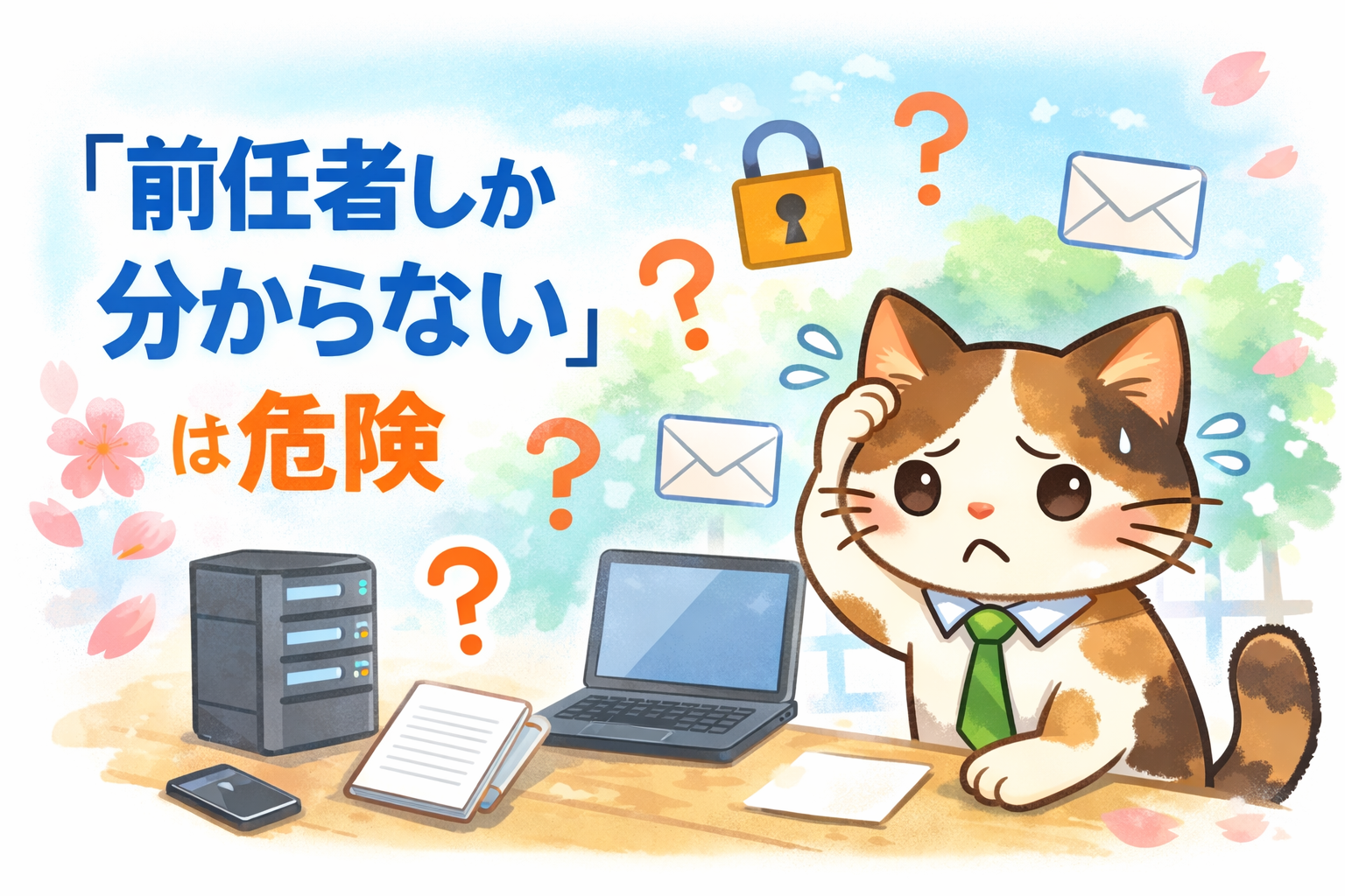 「前任者しか分からない」は危険 - ホームページ担当者の引き継ぎでよくあるトラブルと防ぎ方