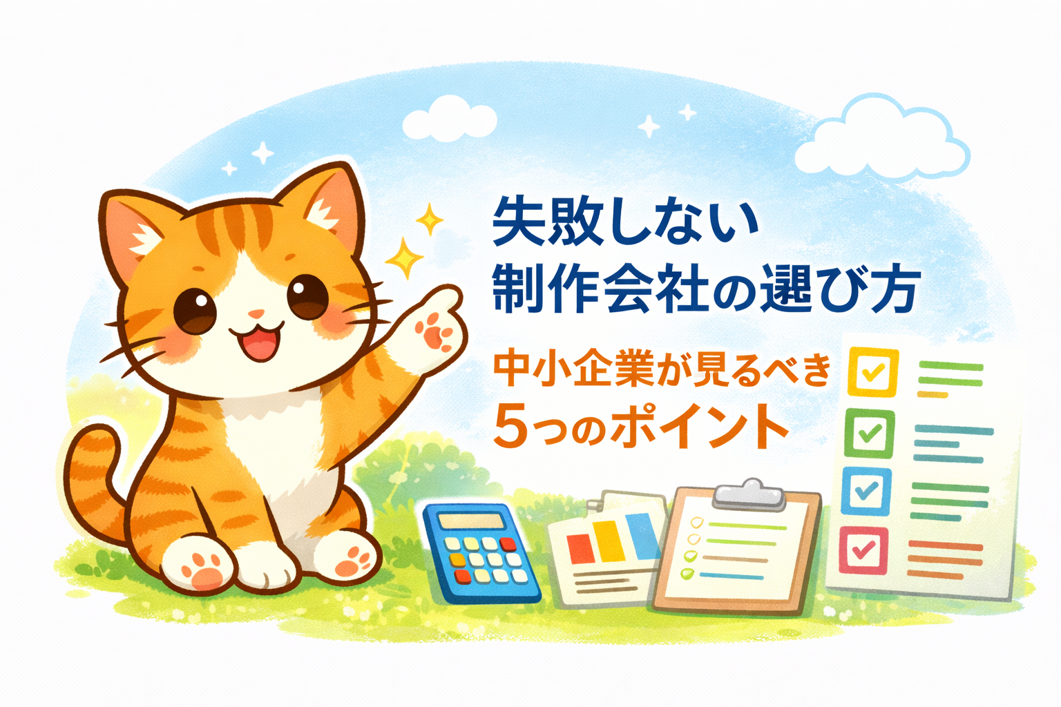 失敗しない制作会社の選び方 - 中小企業が見るべき5つのポイント