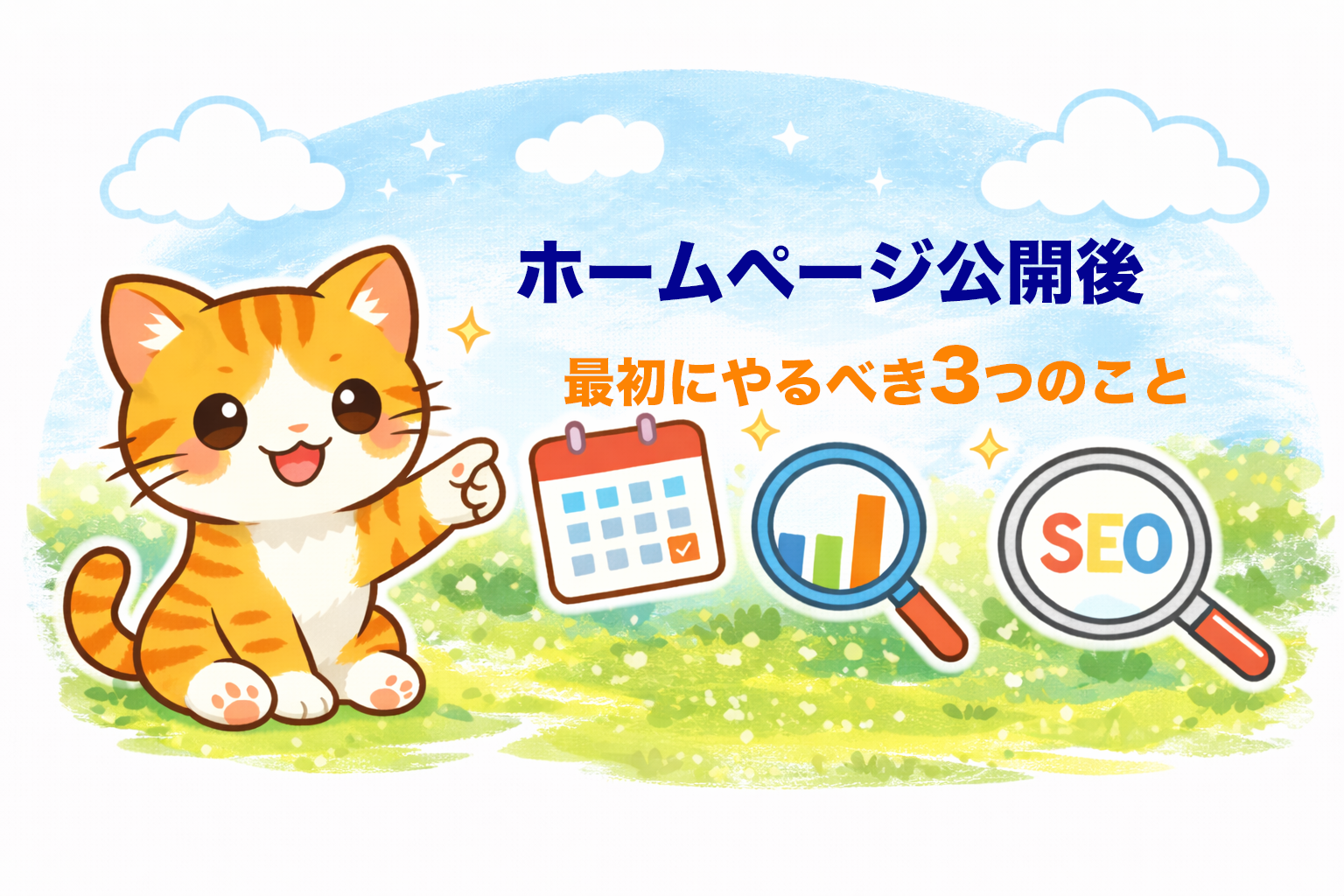 公開後が本番｜中小企業のホームページ運用で最初にやるべき3つのこと