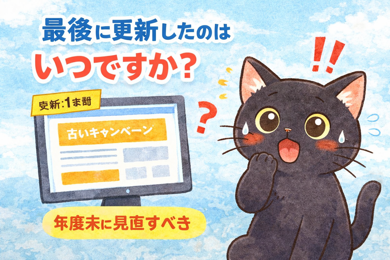 あなたの会社のホームページ、最後に更新したのはいつですか？年度末に見直すべき理由