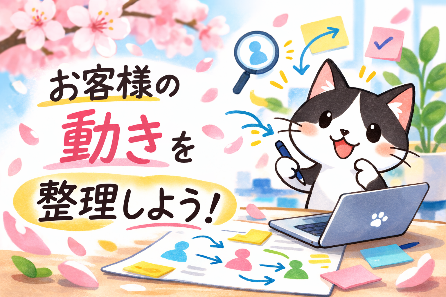 春の集客アイデアが浮かばない会社へ - サイト制作前に考えたい“お客様の動き”の整理法