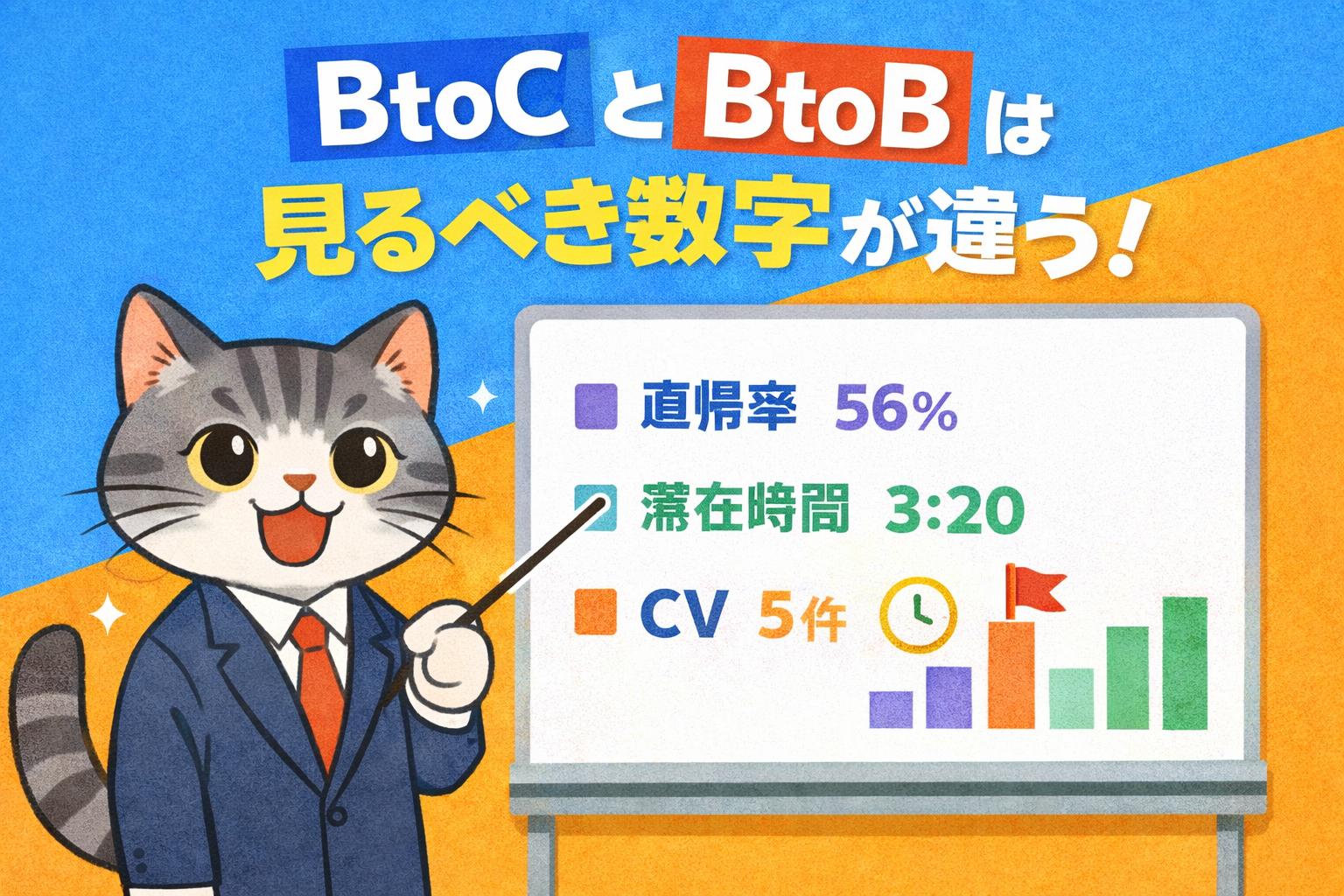 アクセス解析の見方が変わる！BtoCサイトとBtoBサイトで見るべき数字の違い