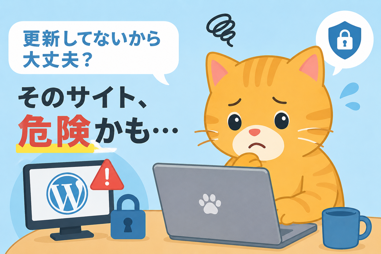 「更新してないから大丈夫」は危険？中小企業のWordPressサイトで実際によくあるセキュリティ事故と対策