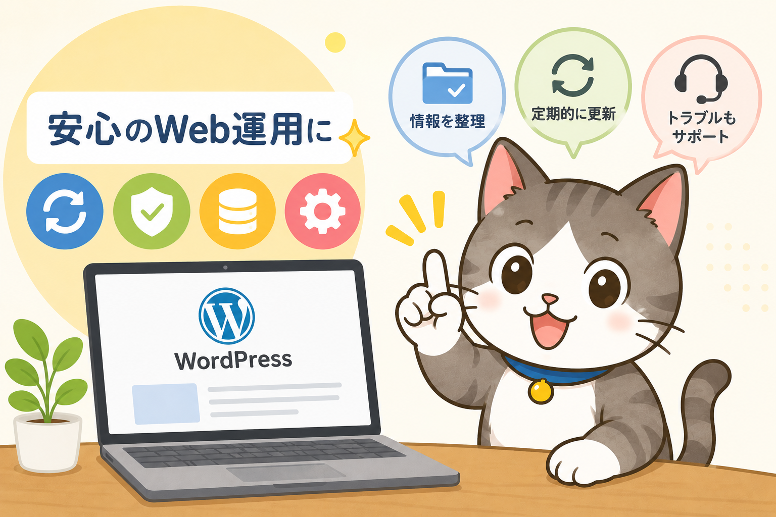 「前任者しか分からないWordPress」になっていませんか？ 担当者変更後に起きやすい“保守トラブルあるある”と、安全運用のために確認したいポイントを整理しました。