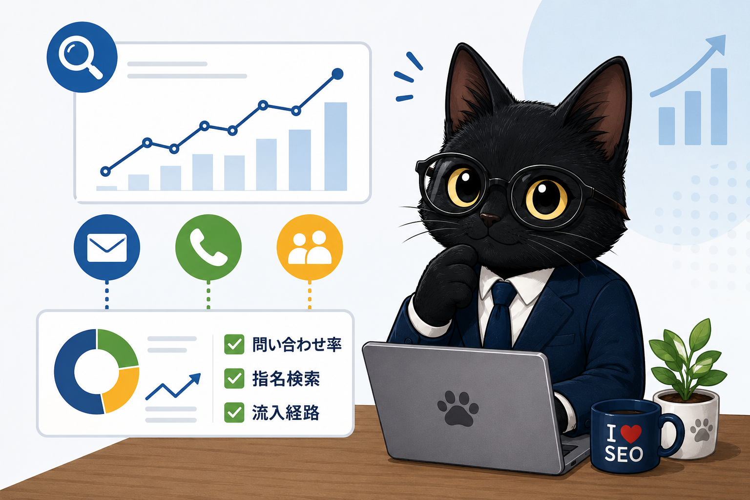 アクセス数が減った＝ホームページの成果が落ちた、とは限りません。 AI検索やSNSの普及で、お客様の行動は変化しています。 AI時代に本当に見るべきアクセス解析の数字について解説します。