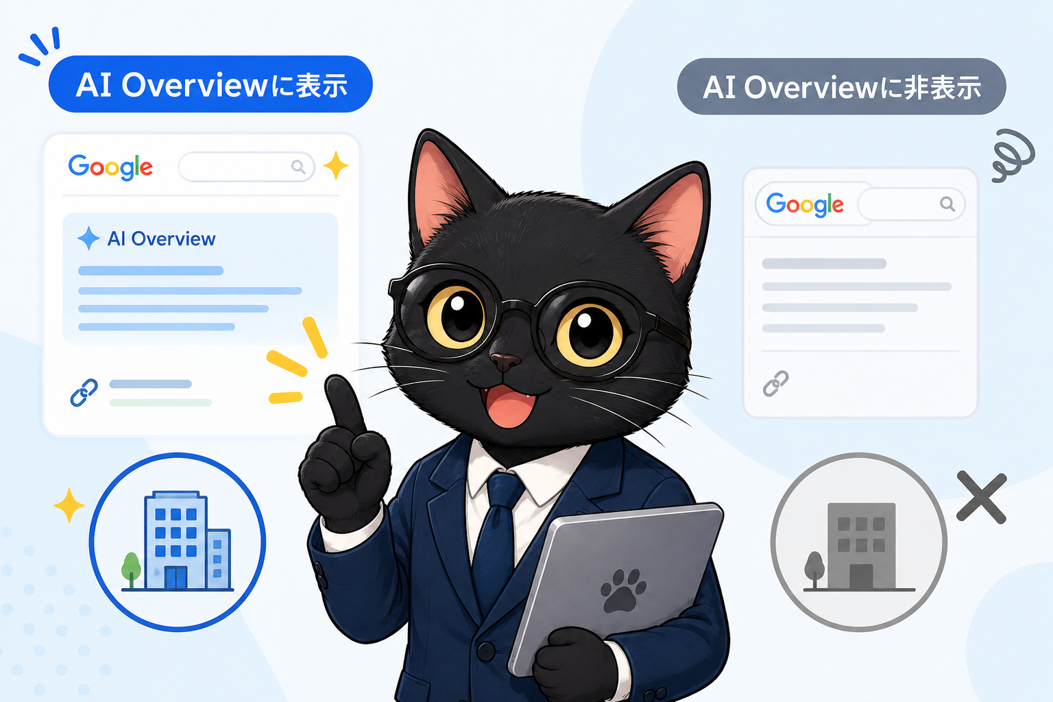 最近Google検索で見かける「AI Overview（AIO）」。 AIに表示される会社とされない会社の違いは何でしょうか？ 中小企業でも今日からできる、実践的なAIO対策の基本を解説します。